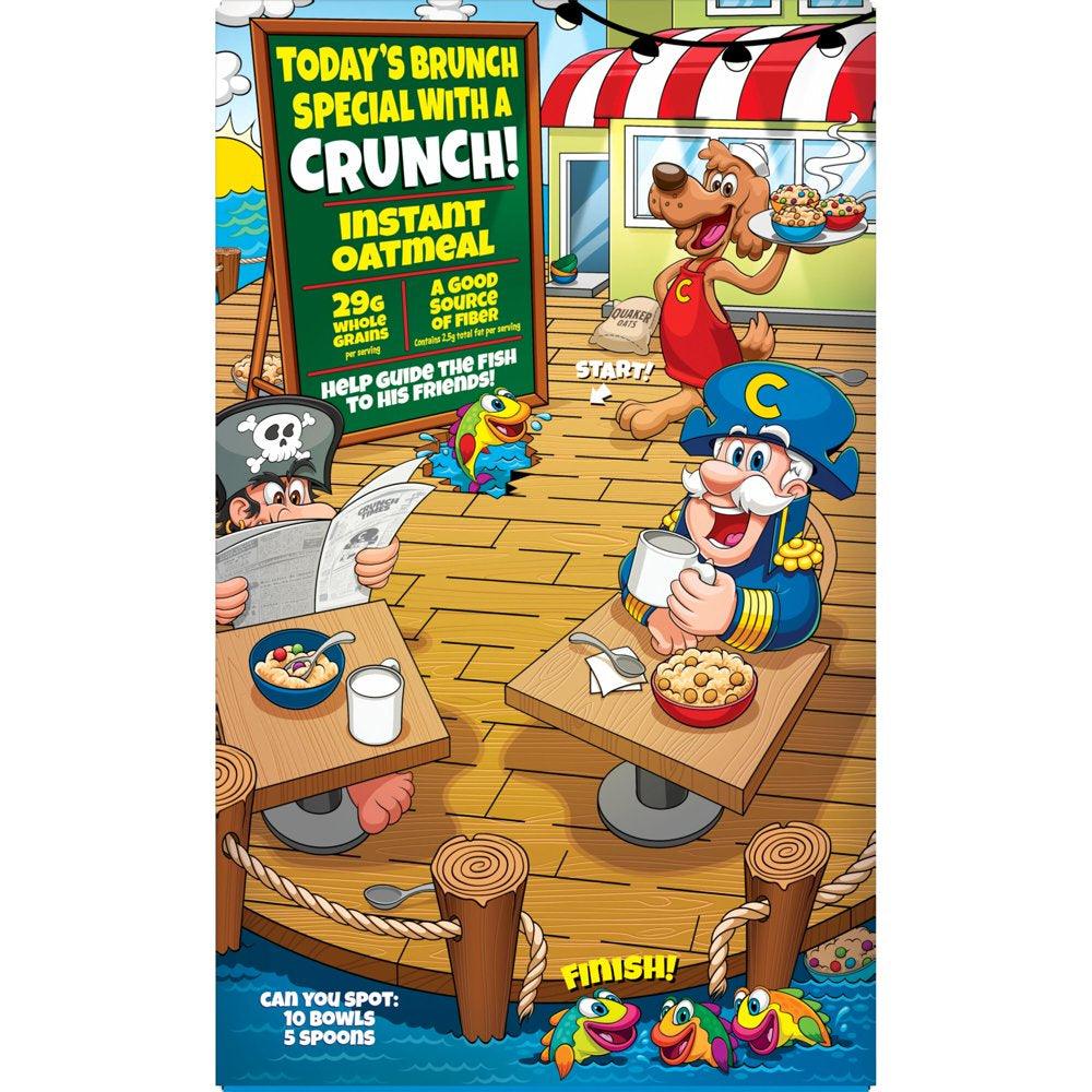 Cap&#039;N Crunch Instant Oatmeal Cereal, Oops All Berries, 8.5 Oz, 6 Packets