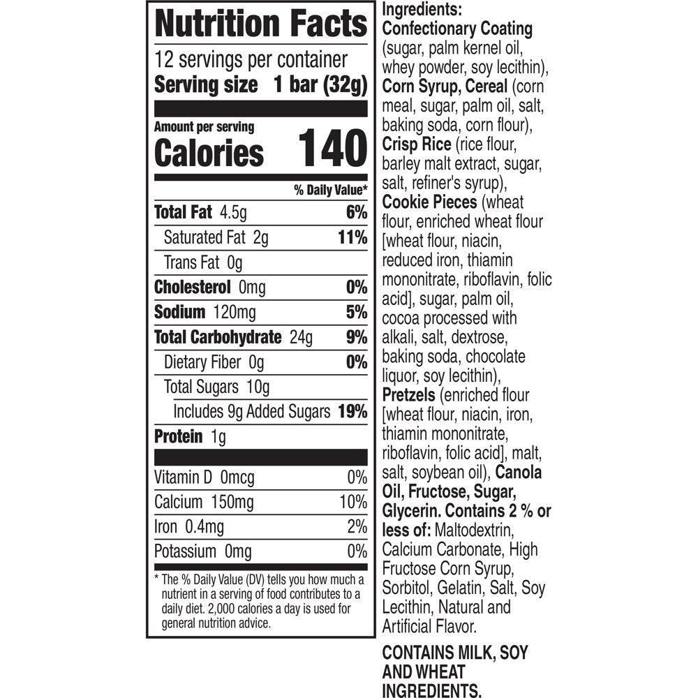 Chex Mix Cookies &amp; Cream Treat Bar, Value Pack, 12 Bars