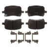 Acdelco Silver 14D1160CHF1 Ceramic Front Disc Brake Pad Set