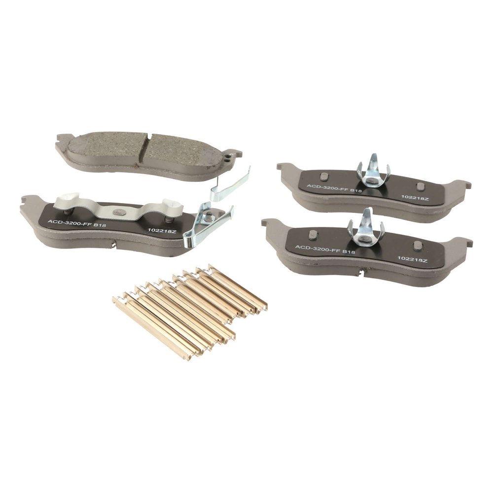 Acdelco Silver Ceramic Brake Pad Set, W/ Hardware