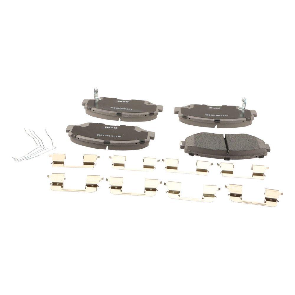 Acdelco Silver 14D914CHF1 Ceramic Front Disc Brake Pad Set