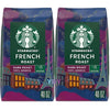 2 Packs Starbucks Dark French Roast Ground Coffee 40 Oz Each Pack = 80 Oz