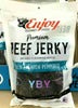 2 Packs Enjoy Old Fashion Peppered Beef Jerky 8 OZ Each Pack