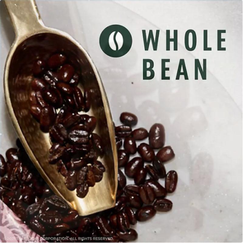 2 Packs Starbucks Espresso Dark Roast Whole Bean Coffee 40 Oz Each Pack = 80 Oz