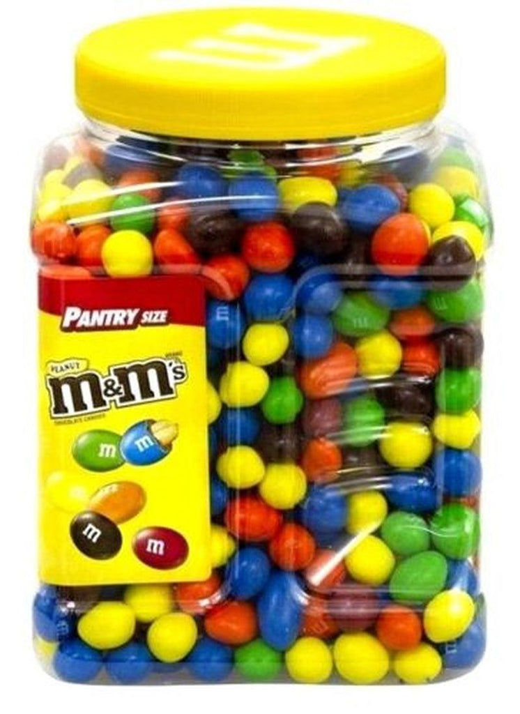 Bulk 2 Pack M&amp;M&#039;S Peanut Chocolate &amp; Milk Chocolate Candy Pantry Size 62 Oz Each