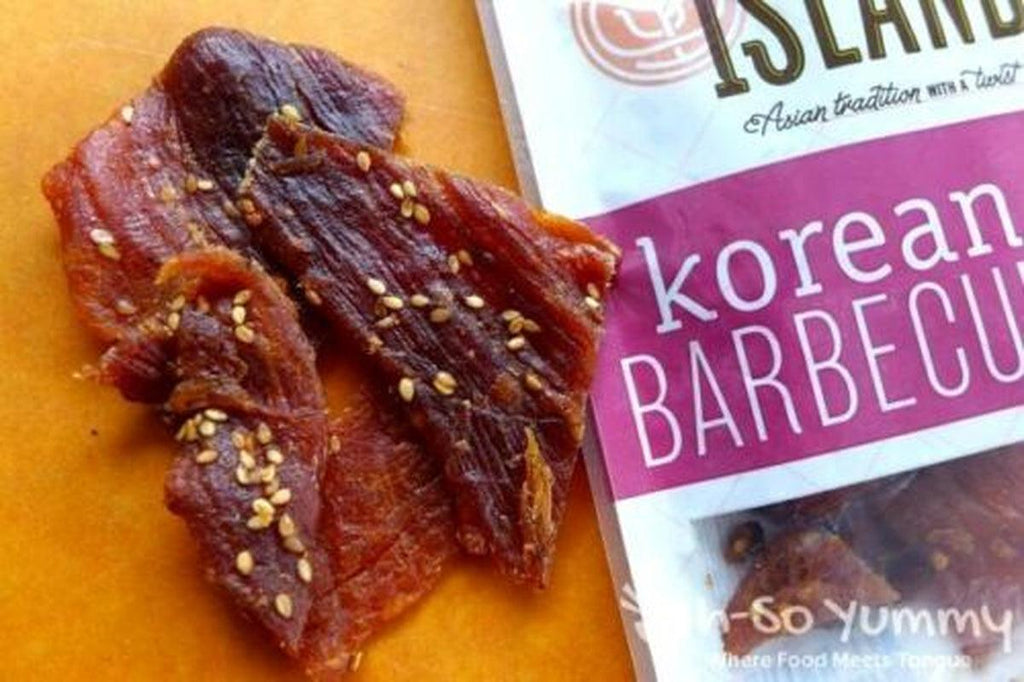 3 Packs Golden Island Korean BBQ Pork Jerky 14.5 OZ Each Pack