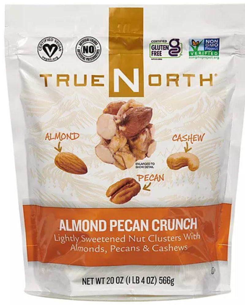 2 Packs True North Almond Pecan Crunch 20 Oz Each Pack, Total 40 Oz