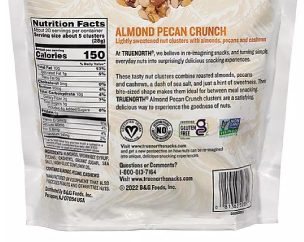 2 Packs True North Almond Pecan Crunch 20 Oz Each Pack, Total 40 Oz