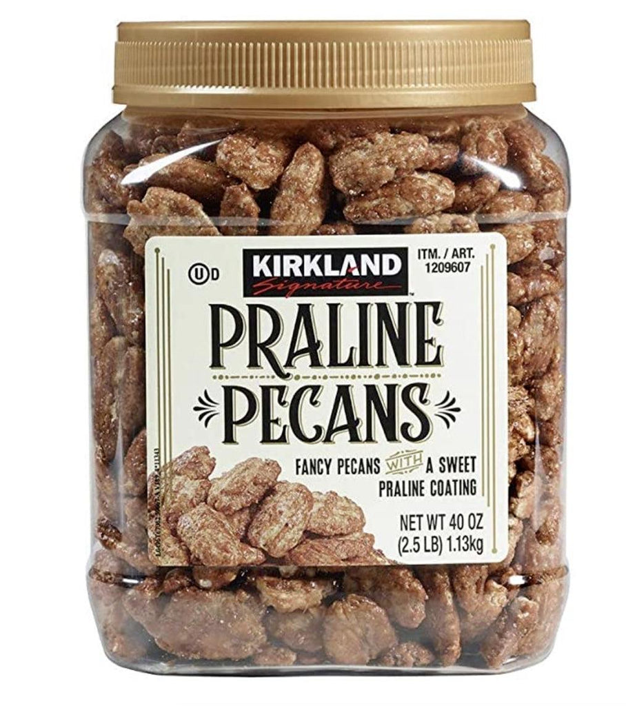 2 Pack Kirkland Signature Kosher Praline Pecans 2.5 LB 40 Oz Ea Pantry Jar