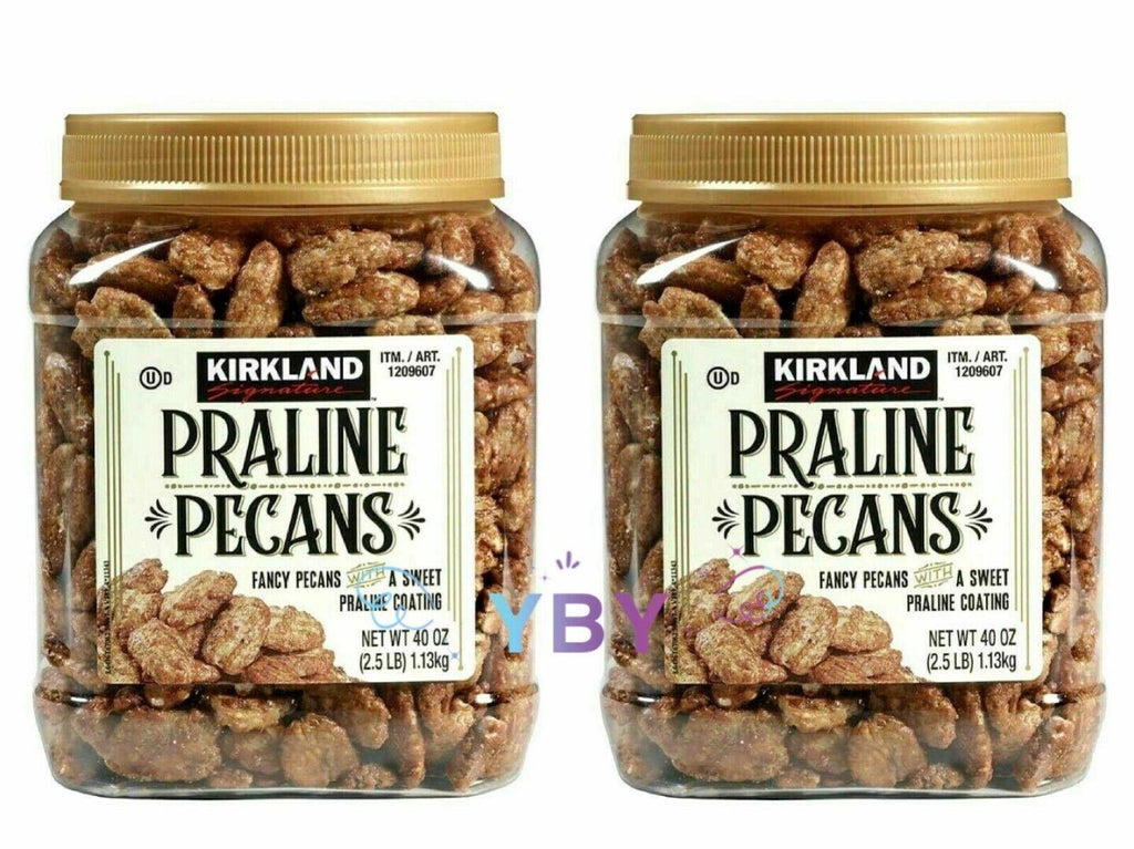 2 Packs Kirkland Signature Pralines Pecans 40 Oz Each Pack