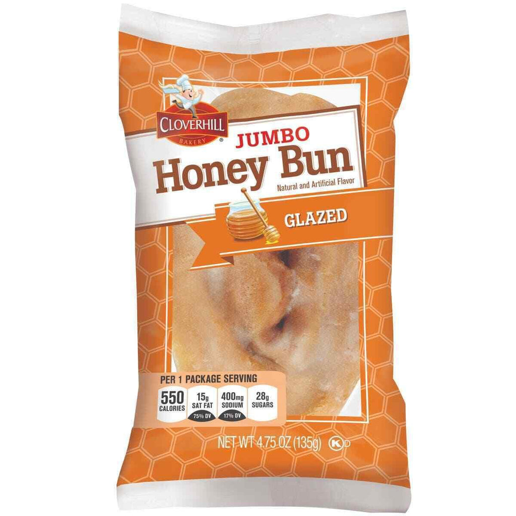 Cloverhill Jumbo Glazed Honey Buns 12 CT 57 OZ