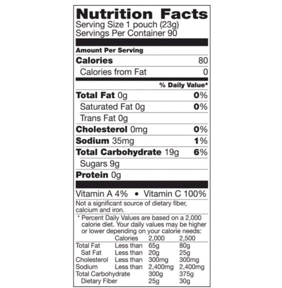 2 Packs Mott&#039;S Real Fruit and Veggie Juice Flavored Snacks Candy 90 Ct 72Oz Each