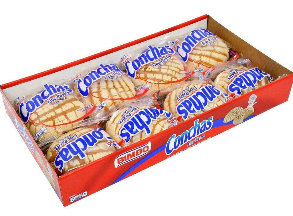 Bimbo Vanilla Conchas 8 Ct 16.96 Oz