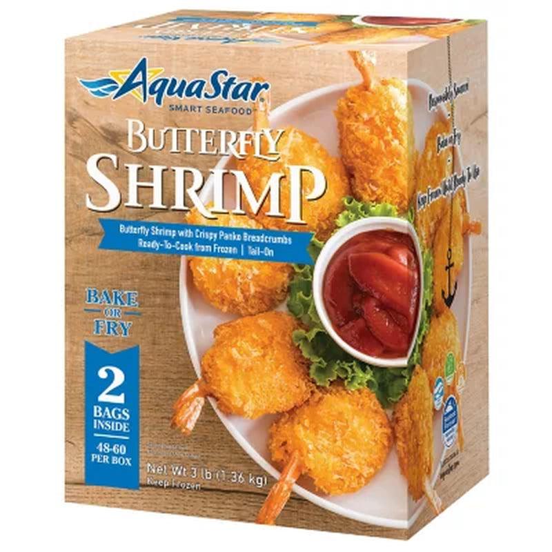 Aqua Star Frozen Butterfly Shrimp (3 Lbs.)