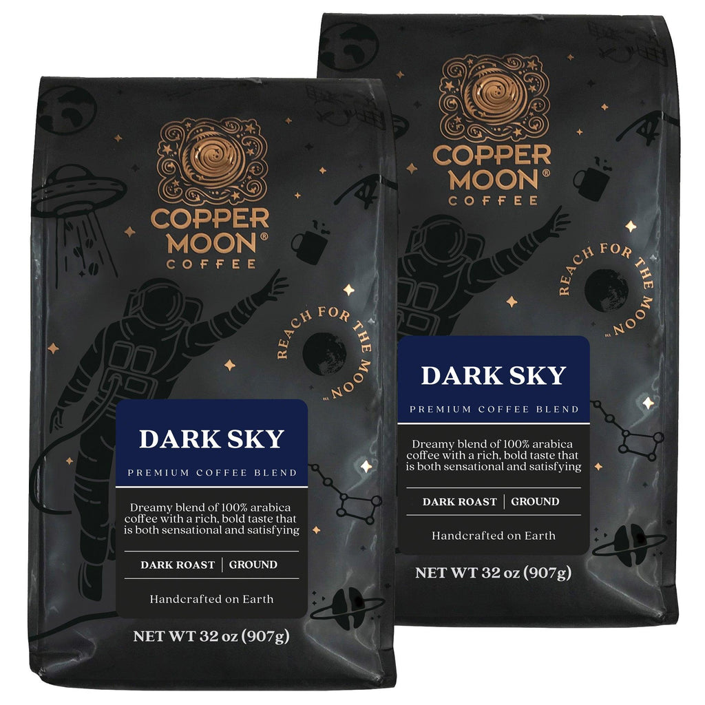 Dark Sky Blend, Ground Coffee, 2 Lb Bags, 2-Pack