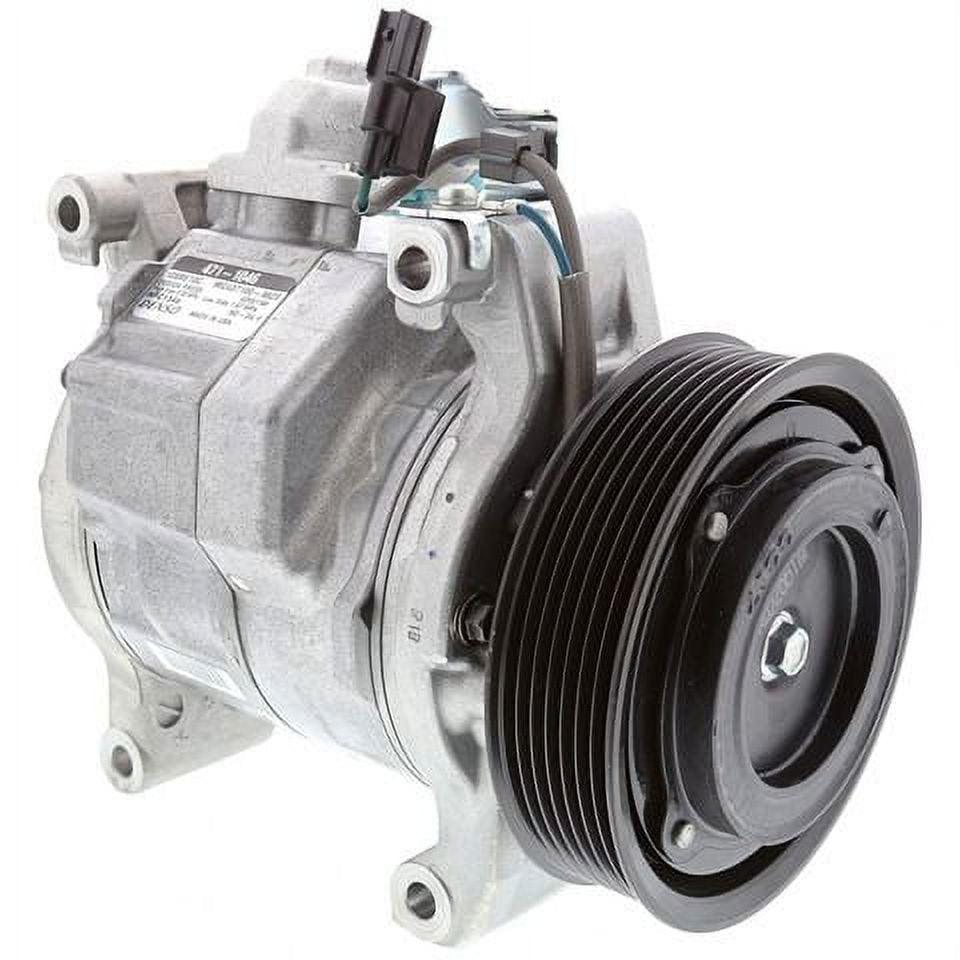 Denso 471-1046 New AC Compressor with Clutch 1 Pack