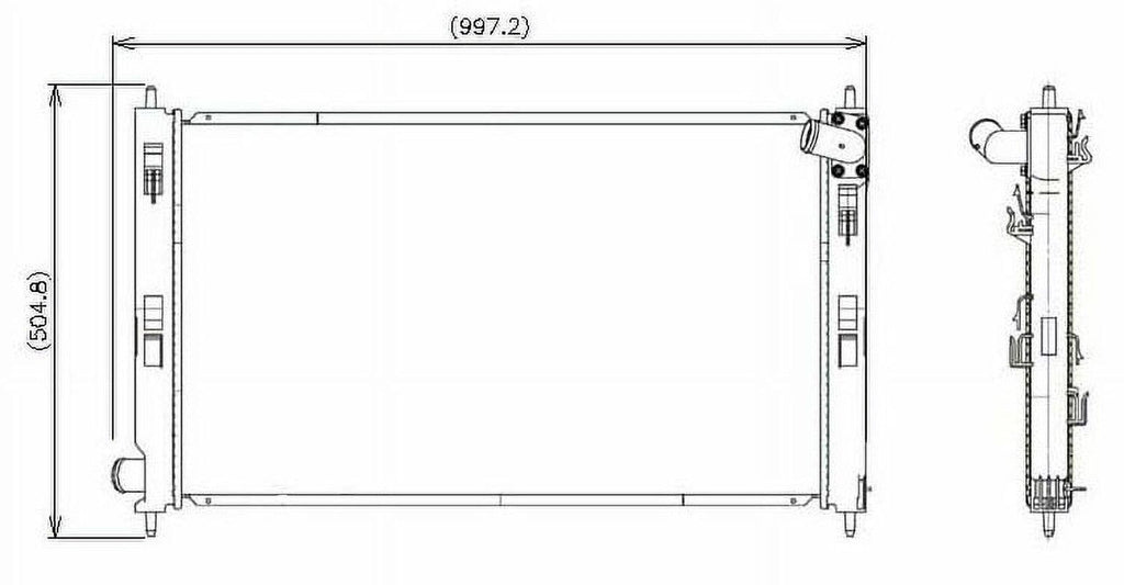 DENSO 221-3312 Radiator