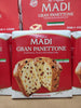 2 Packs Gran Panettone Original Madi Traditional Italian over Baked Cake 35.25Oz