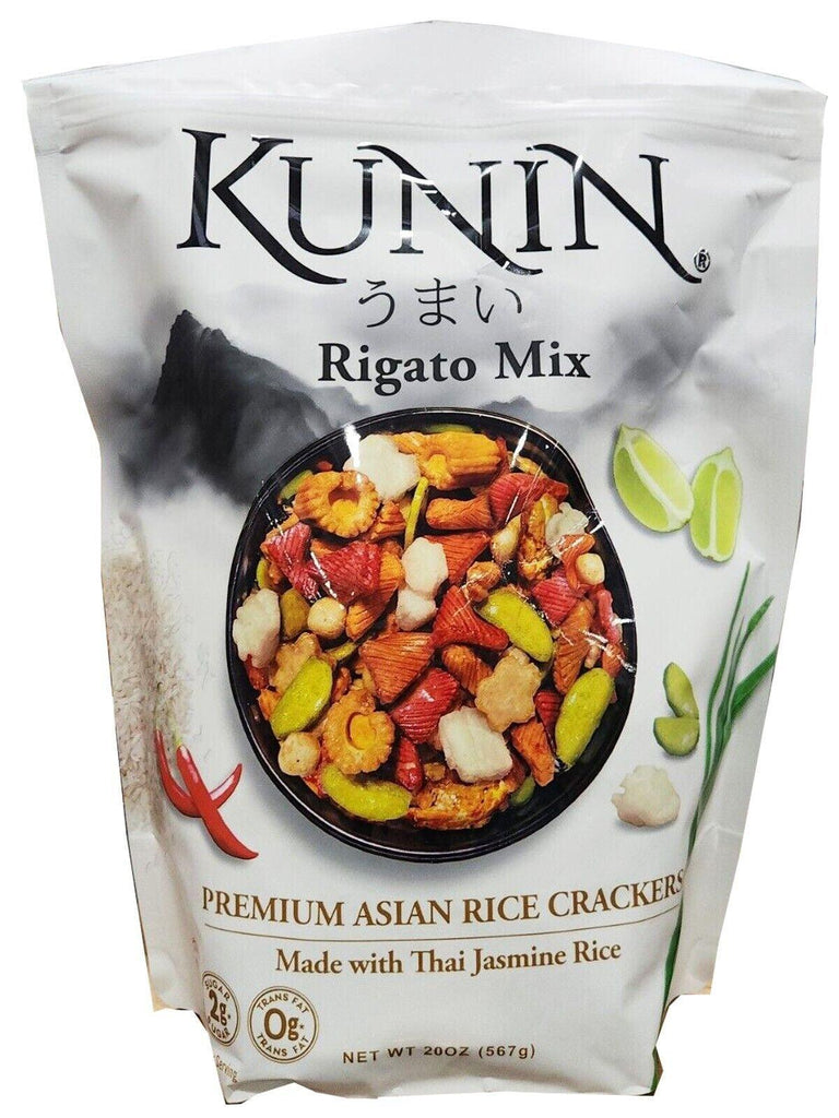 2 Packs Kunin Thai Arare Cracker Mix 20 OZ