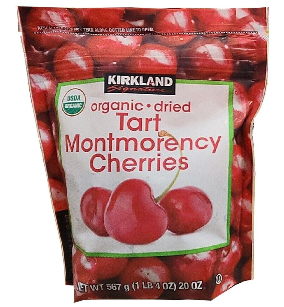 2 Packs Organic Dried Tart Montmorency Cherries. 20Oz Each