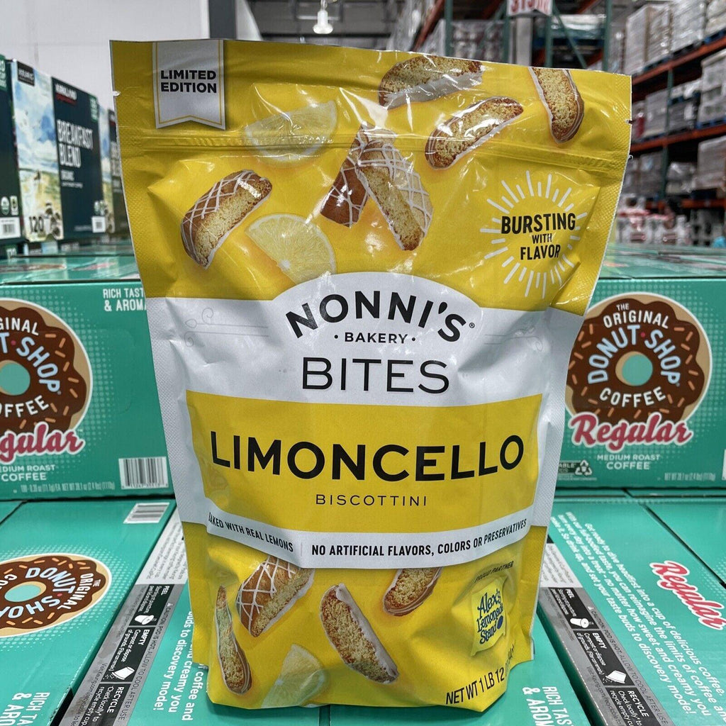 2 Packs Nonni’S Bakery Bites Limoncello 28 Oz Biscottini