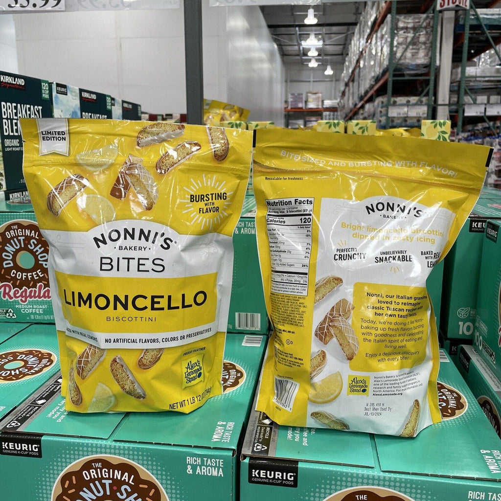 2 Packs Nonni’S Bakery Bites Limoncello 28 Oz Biscottini