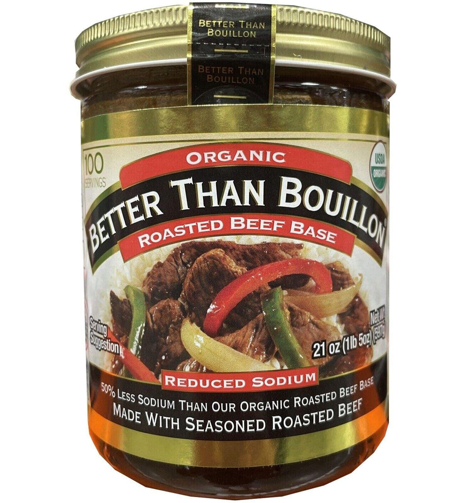 Better than Bouillon Organic Roasted Beef Base Organic Jar 21 Oz