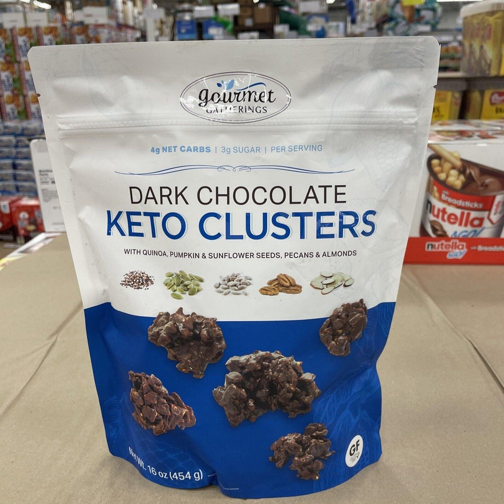 Dark Chocolate Keto Clusters 16 Oz Gluten Free