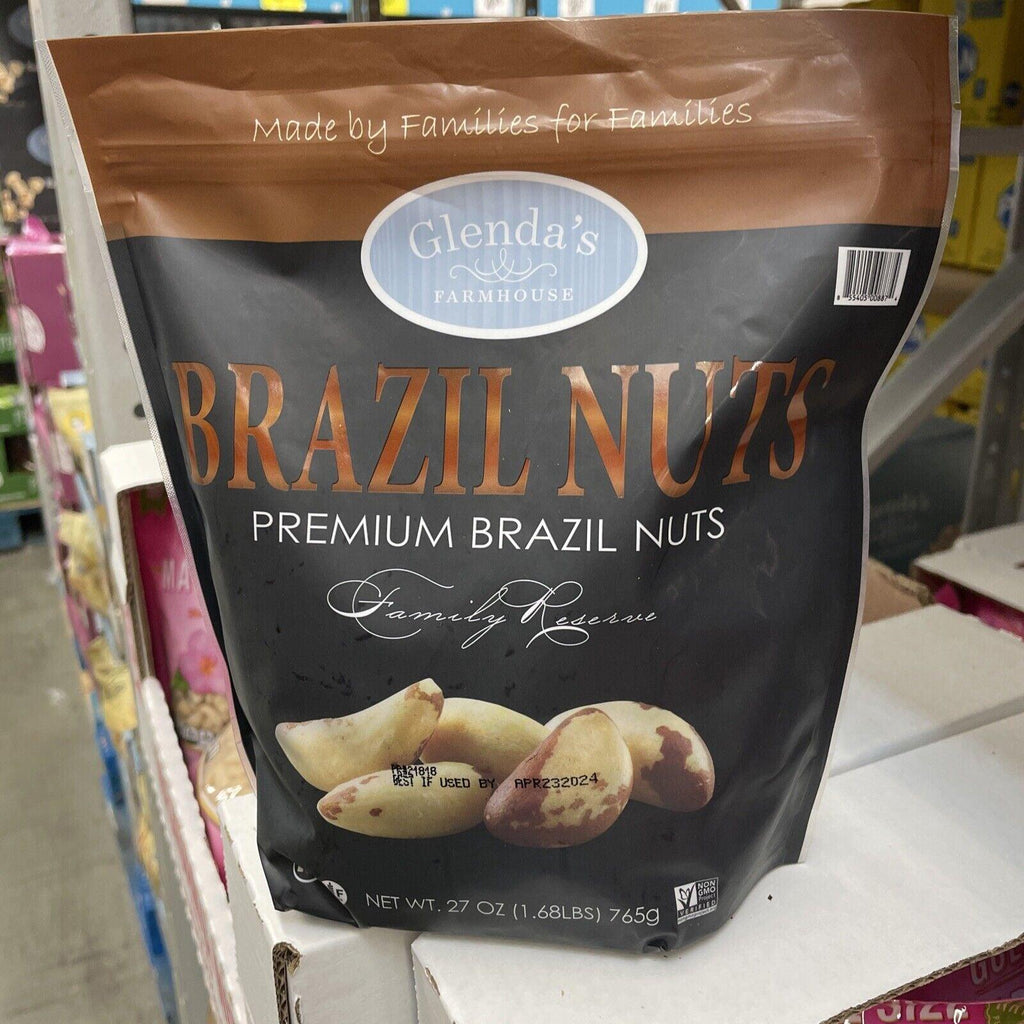 2 Packs Glenda’S Farmhouse Brazilian Nuts Premium 27 Oz