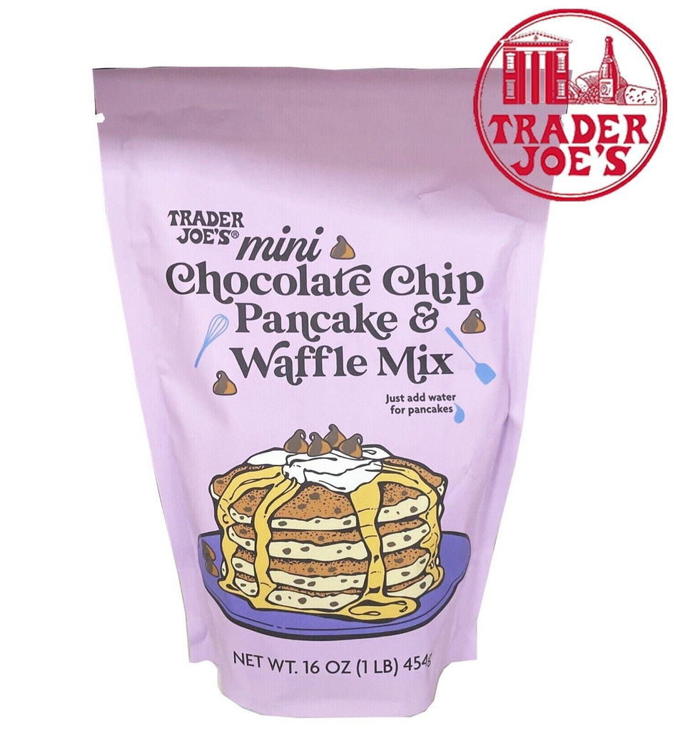 2 Packs Trader Joe’S Chocolate Chip Pancake and Waffle Mix 16 Oz