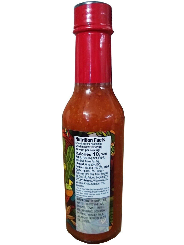 Buc-Ee&#039;S Scorpion Pepper Hot Sauce 5 Oz Glass Bottle