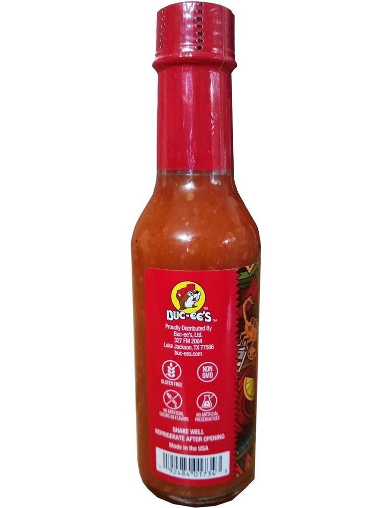 Buc-Ee&#039;S Scorpion Pepper Hot Sauce 5 Oz Glass Bottle