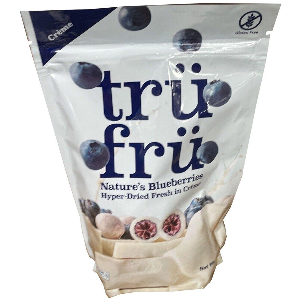 2 Packs Tru Fru Nature&#039;S Blueberries Hyper-Dried Fresh in Crème NET WT 16 Oz