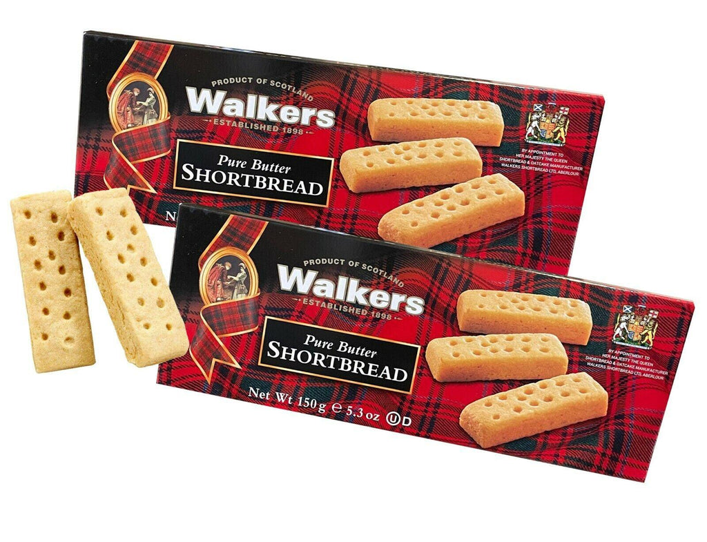 2 BOX 🔥 Walkers Classic Pure Butter Shortbread Fingers 5.3 Oz