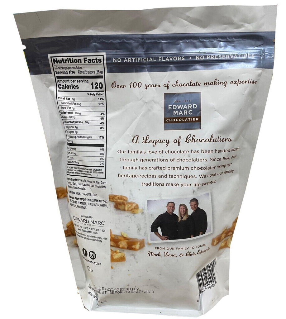 Edward Mark Peanut Brittle Bites 16Oz