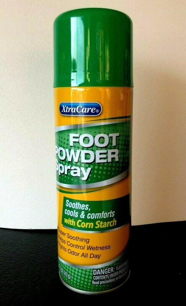 3 UNID Xtracare Foot Antifugal Powder Spray Soothes Cools &amp; Comforts Hongo Trim