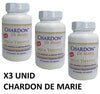 3 FRASCOS DE CHARDON DE MARIE 60 CAP. Higado Graso Antioxidante Chardon De Marie