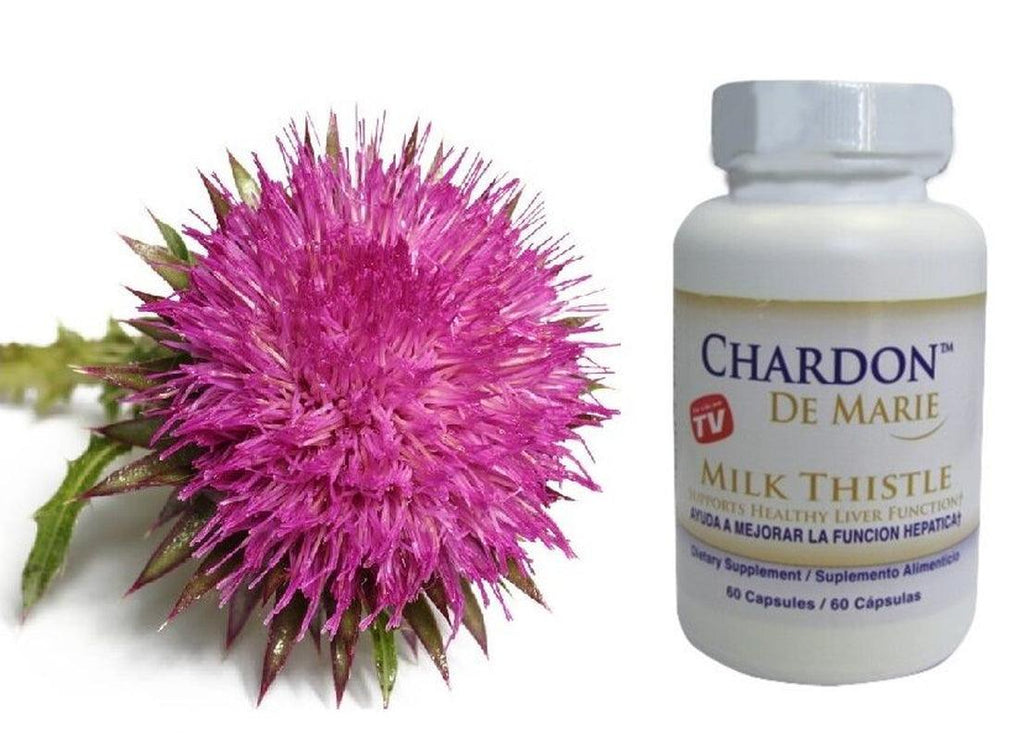 2 FRASCOS DE CHARDON DE MARIE 60 CAP. Higado Graso Antioxidante Milk Thistle