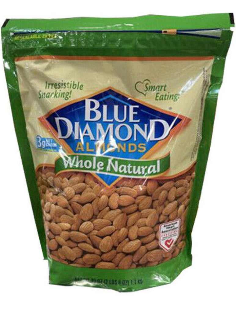 Blue Diamond Almonds Raw Whole Natural, 40Oz