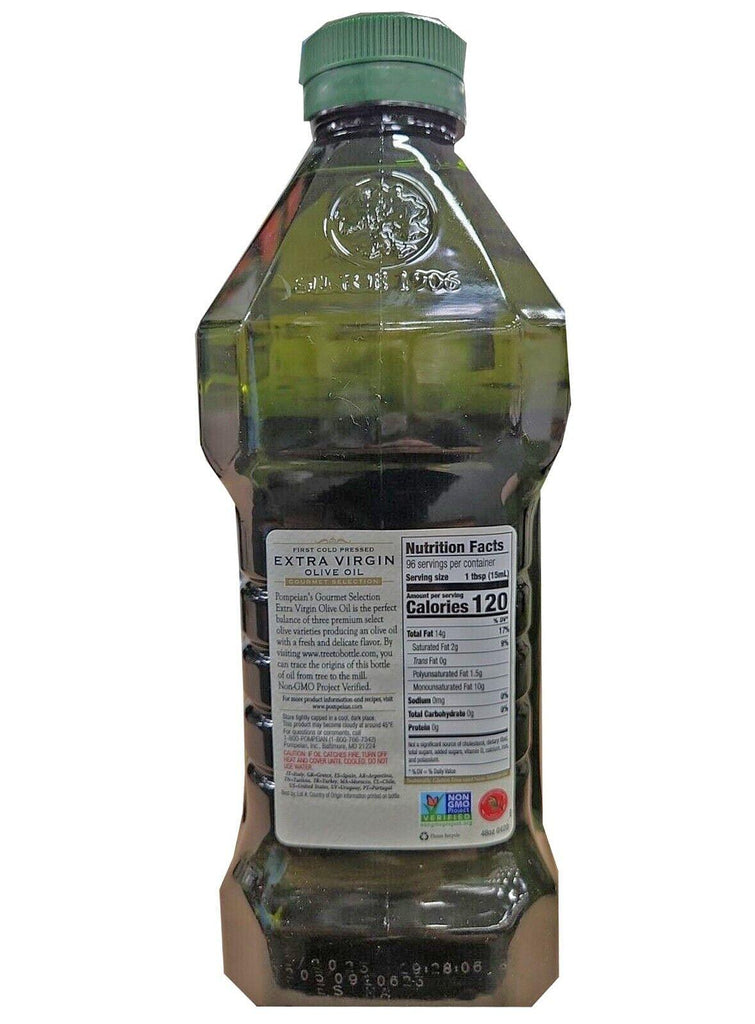 2 Bottles 🔥 Pompeian Extra Virgin Olive Oil 48 OZ 🔥 1.41 L