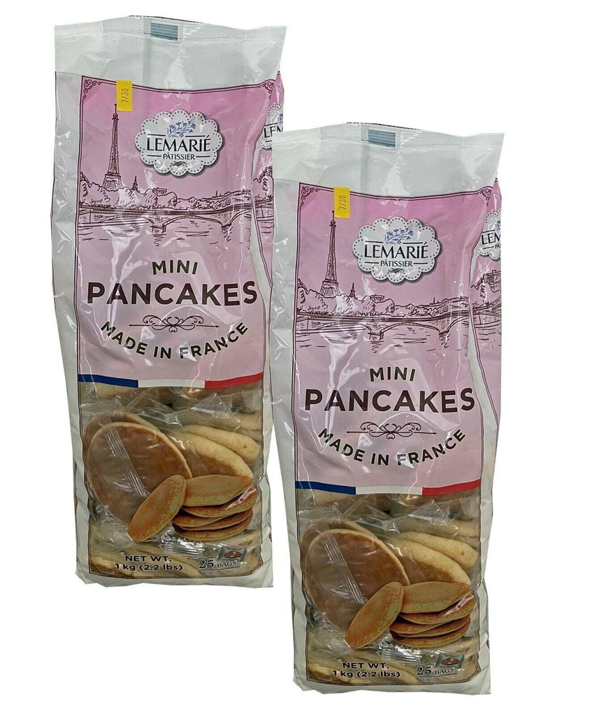 2 Bags 🔥 Lemarie Patissier Mini Pancakes Made in France 25 Ct (2.20 Lbs)🔥 Pack