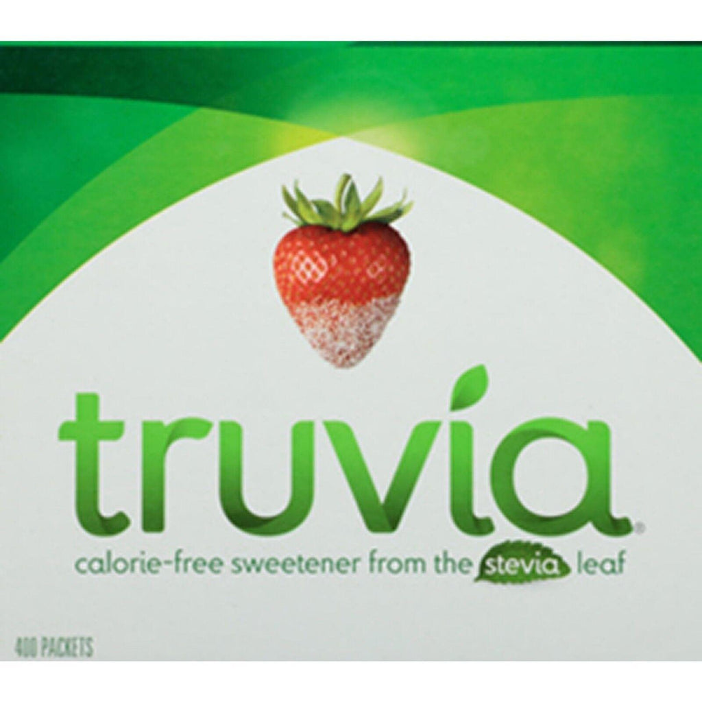 1 BOX Truvia Calorie Free Naturally Sweetener Stevia Leaf 400 Packets 42.3Oz