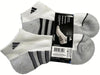 Adidas Men&#039;S Low-Cut Performance Socks Size 6-12 Cushioned Athletic, 6 Pairs