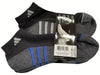 Adidas Men&#039;S Low-Cut Performance Socks Size 6-12 Cushioned Athletic 6 Pairs Blac