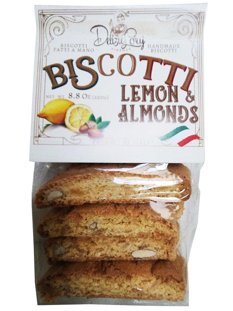 Biscotti Lemon &amp; Almonds NET WT 8.8 OZ