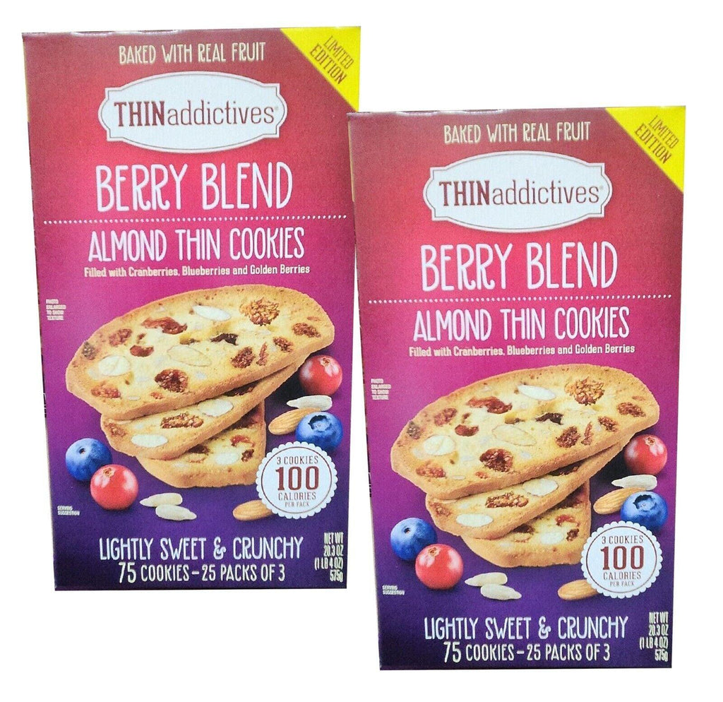 2 Packs Thinaddictives Berry Blend Thins 20.33 OZ