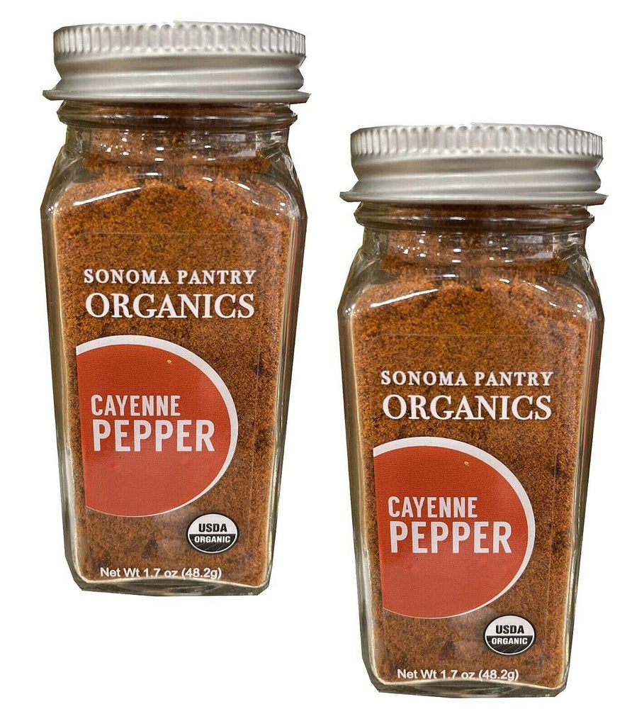 2 UNID Sonoma Pantry Organic Cayenne Pepper 1.7 Oz