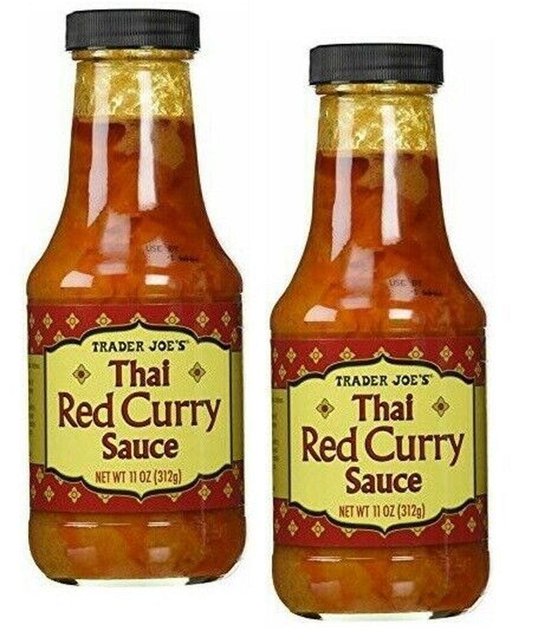 BRAND NEW Trader Joe&#039;S THAI STYLE RED CURRY Sauce 11 Oz - 2 BOTTLES