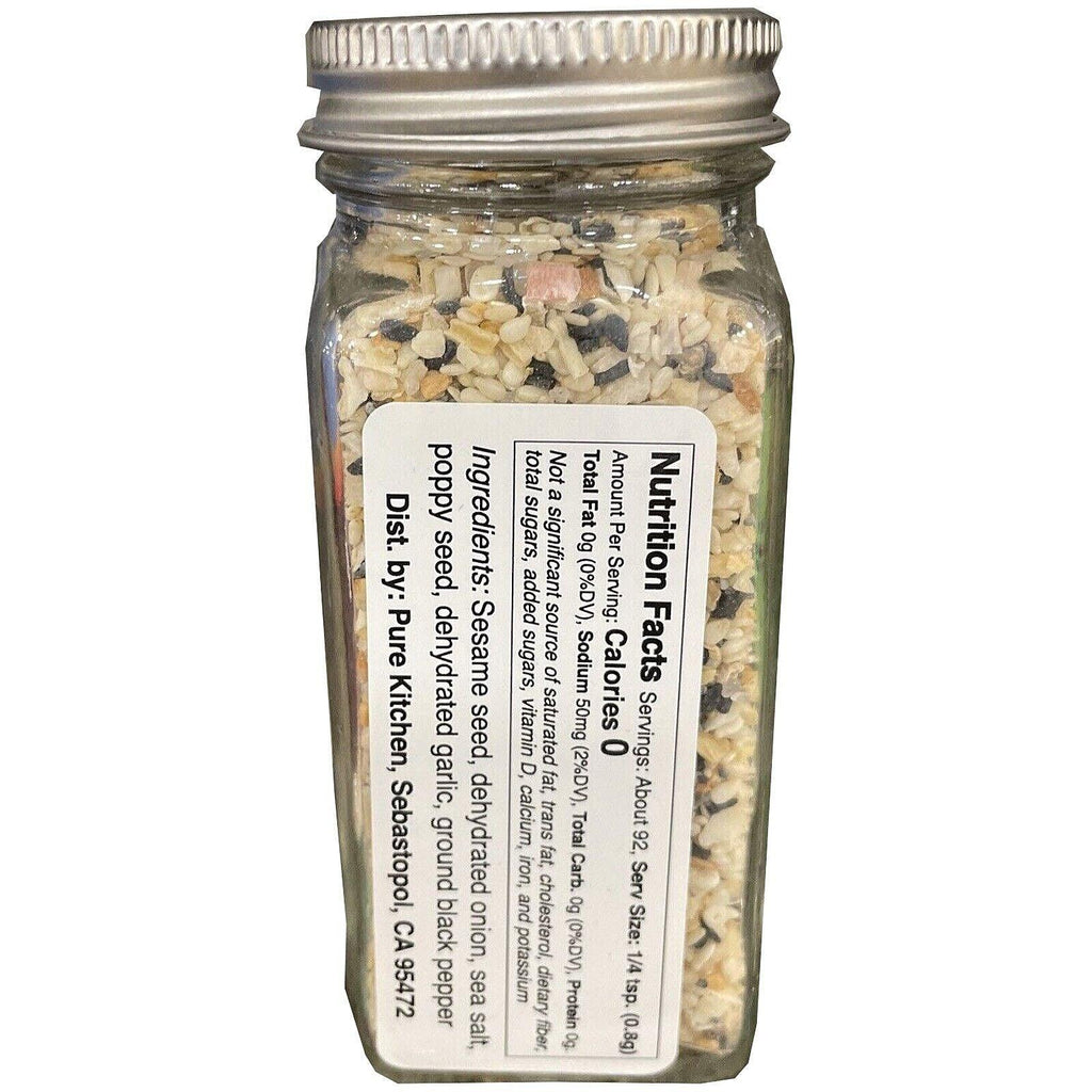 2 UNID Everything Bagel Seasoning Pure Kitchen 2.6 Oz (74G)