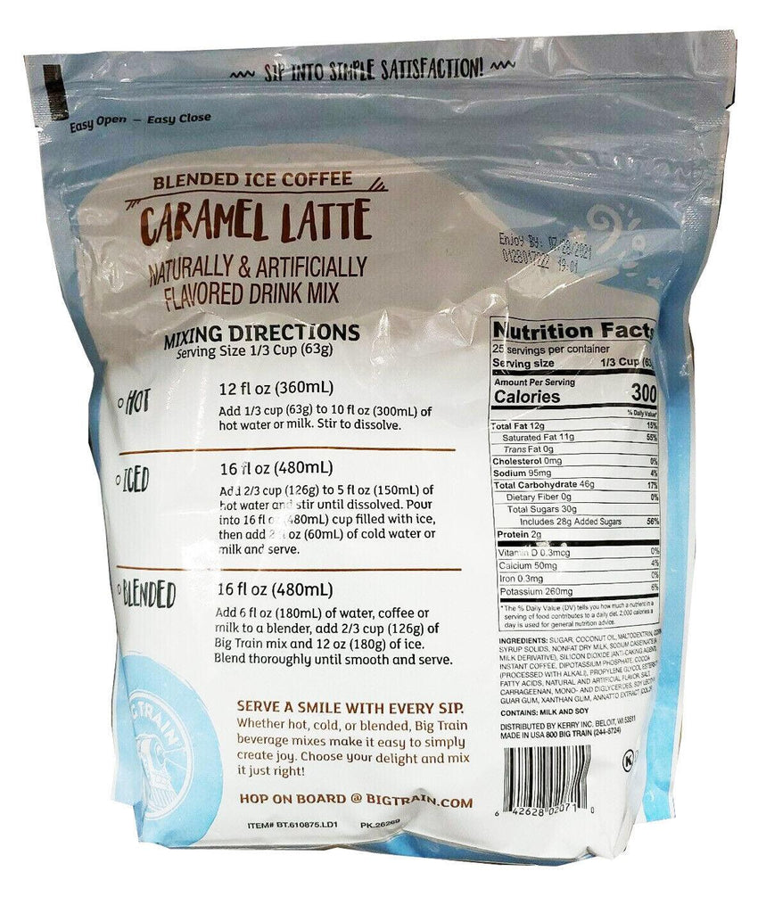 Big Train Caramel Latte 3.5 Lb